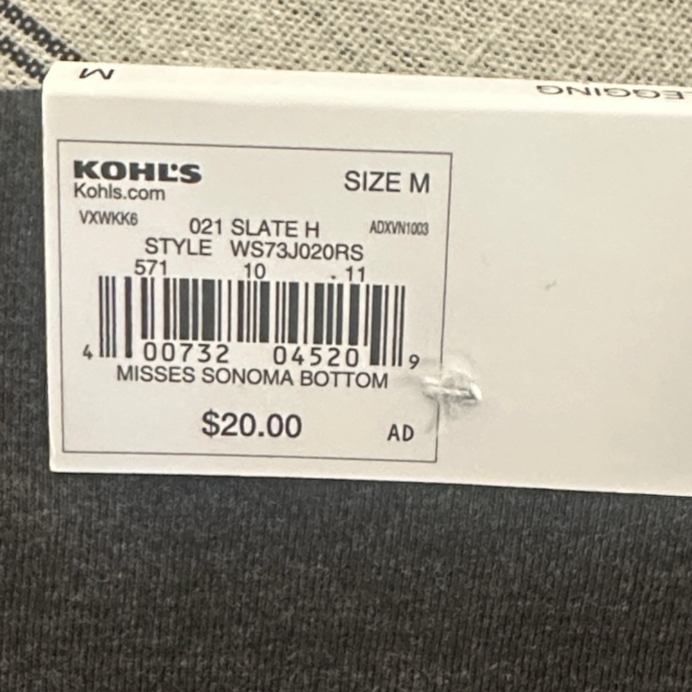 Set of 2 Sonoma Charcoal and Jet Black Leggings - Picture 7 of 7